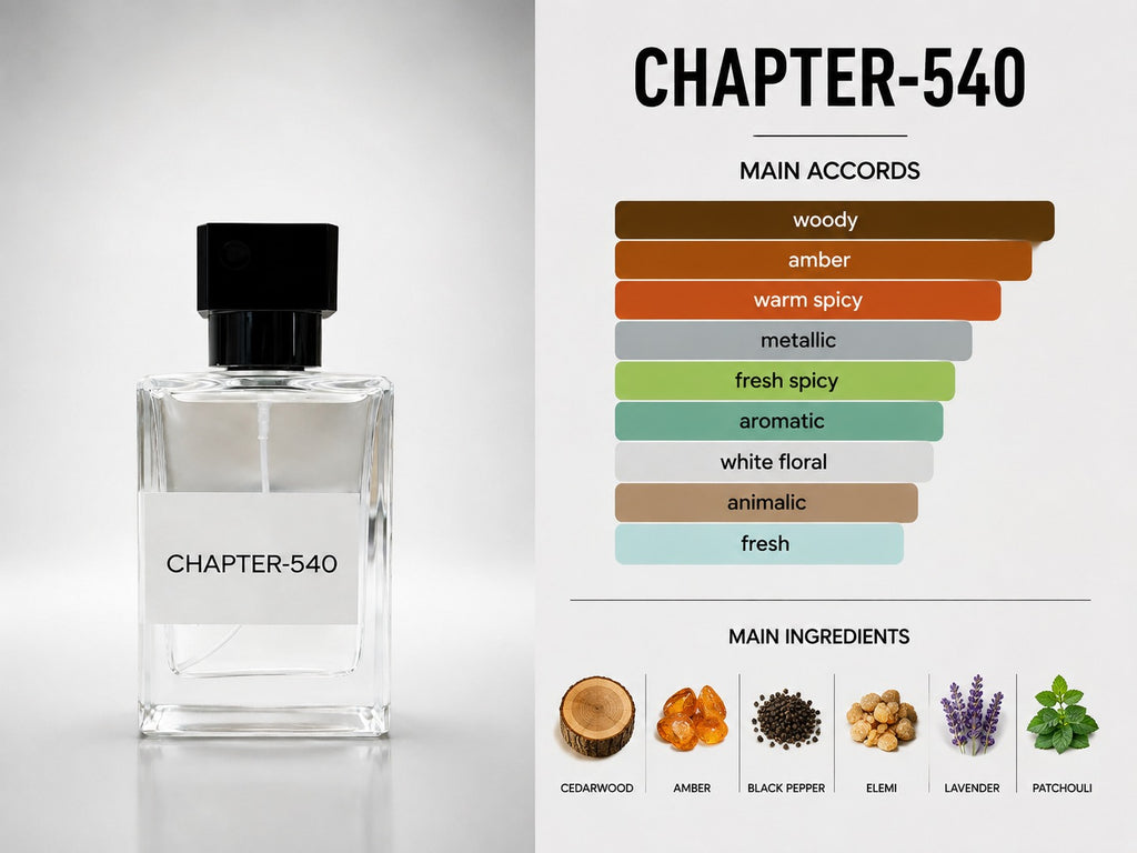 Chapter B540 inspired by Baccarat Rouge 540
